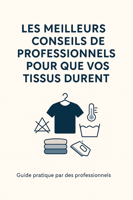 E-BOOK LES MEILLEURS CONSEILS DE PROFESSIONNEL CONSEILS POUR QUE VOS TISSUS DURENT